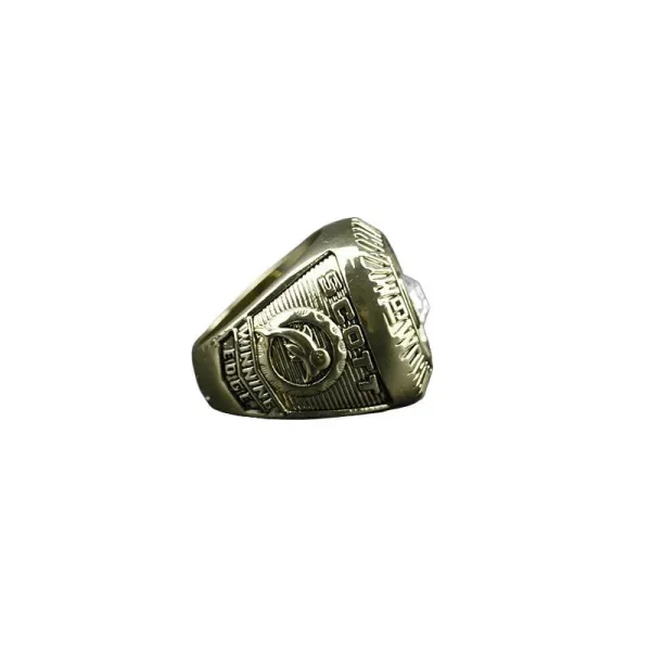 Design Miami Dolphins Super Bowl VII Champions Ring Blue Enamel Diamond Jewelry - 3