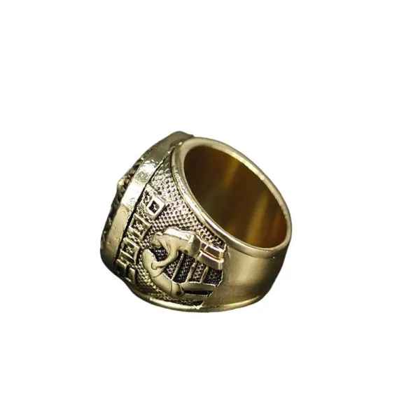 Design WWE Hall of Fame Championship Ring Red Gemstone Ring Jewelry - 4