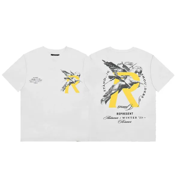 Represent Storms In Heaven Angel Graphic T-Shirt White - 17
