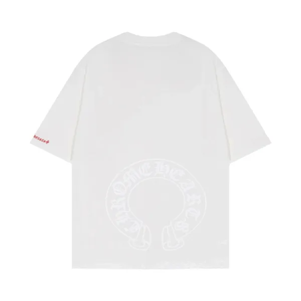 Chrome Hearts Circle Logo White T-Shirt - 1