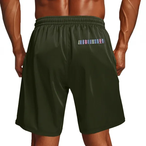 Design Drawstring Waist Shorts Beige Shorts - 25