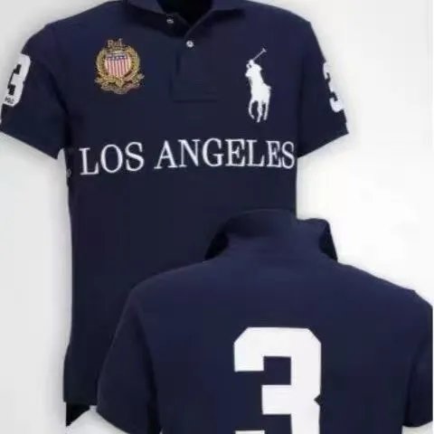 Polo Ralph Lauren London Polo Purple Gold Embroidery Tops Polo - 2