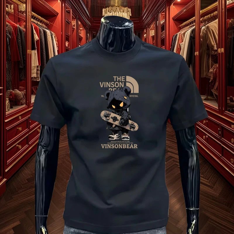 The North Face x Vinsonbear Graphic Print Black T-Shirt