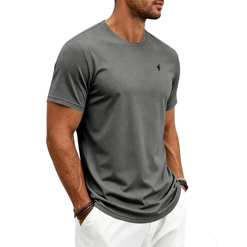 Design Performance Mesh T-Shirt Charcoal Gray T-Shirt - 77