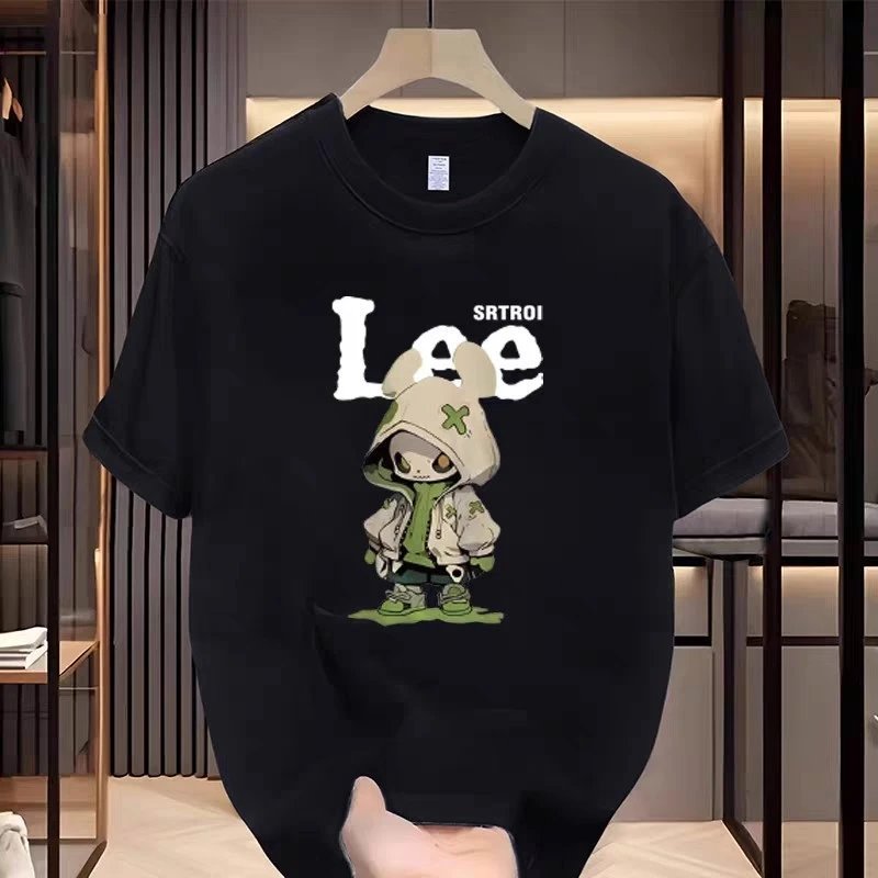 Design Lee x SRTRIO Graphic Print White T-Shirt T-Shirts - 10