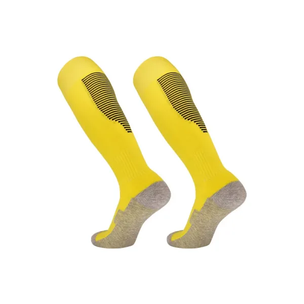 Design Knee-High Sport Socks Yellow / Gray - 1