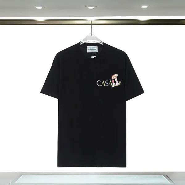 About:Blank Script Logo Black T-Shirt - 33
