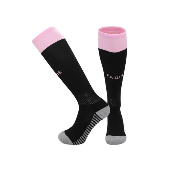 Paris Saint-Germain Knee-High Socks Black Pink - 1