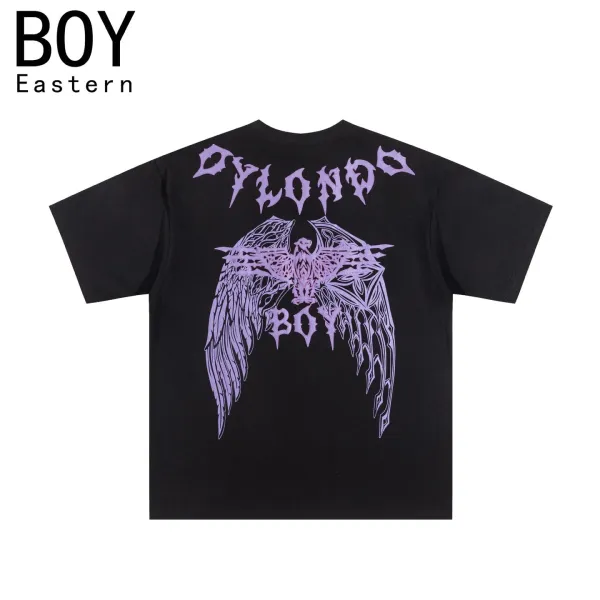 Design BOY London Wings Graphic Black T-Shirt T-Shirts - 8