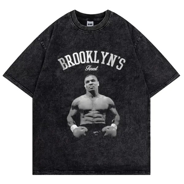 Design Brooklyn's Finest Mike Tyson Graphic T-Shirt Black - 1
