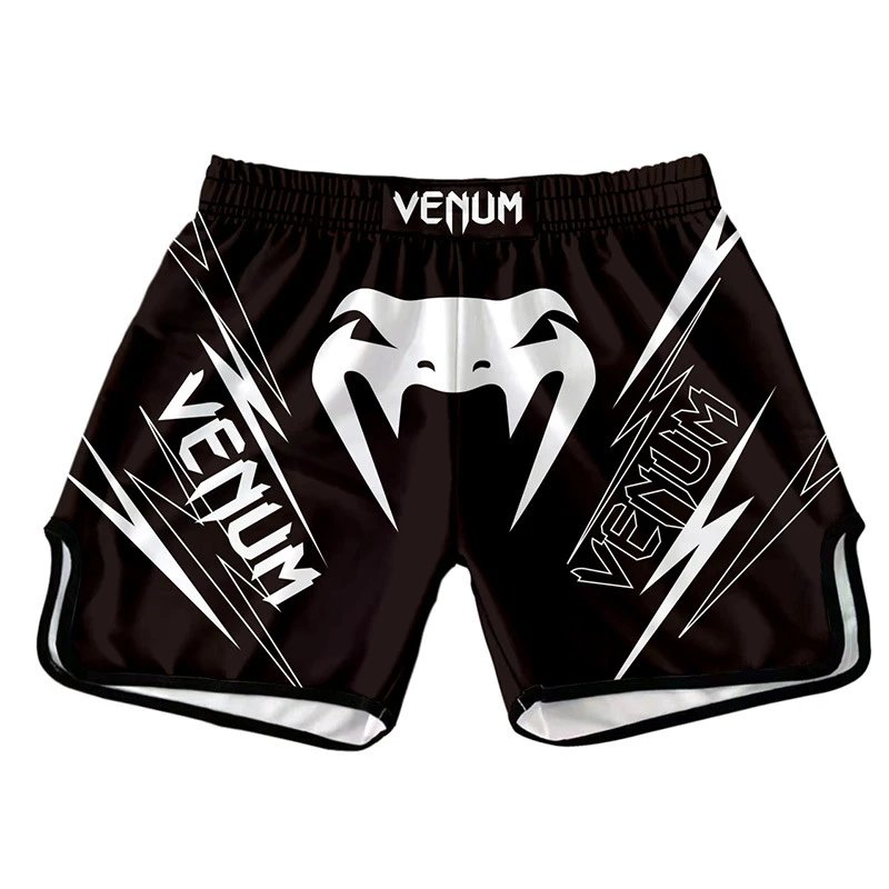 UFC x Venum Venum Viper Fight Shorts Black / White Shorts - 16