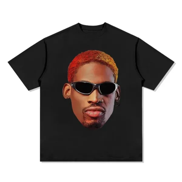 Design Anthony Carter Portrait Black T-Shirt - 3