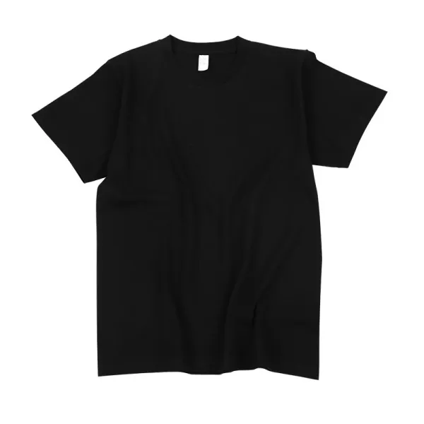 Design Classic Crew Neck Black T-Shirt Tops.t Shirts - 1