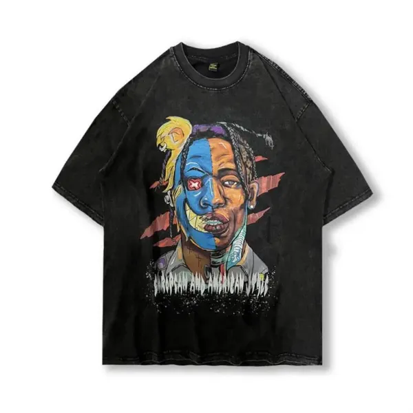 Design Iron Maiden Pacquiao Graphic Tee Black T-Shirt T-Shirts - 3