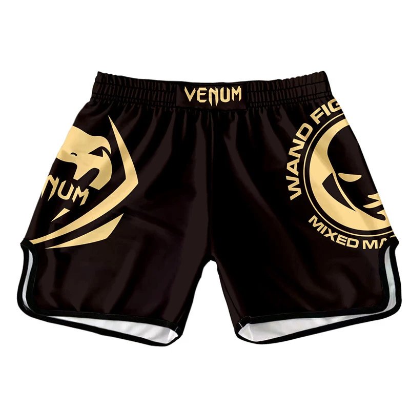 UFC x Venum Venum Wand Fight Black Gold MMA Shorts