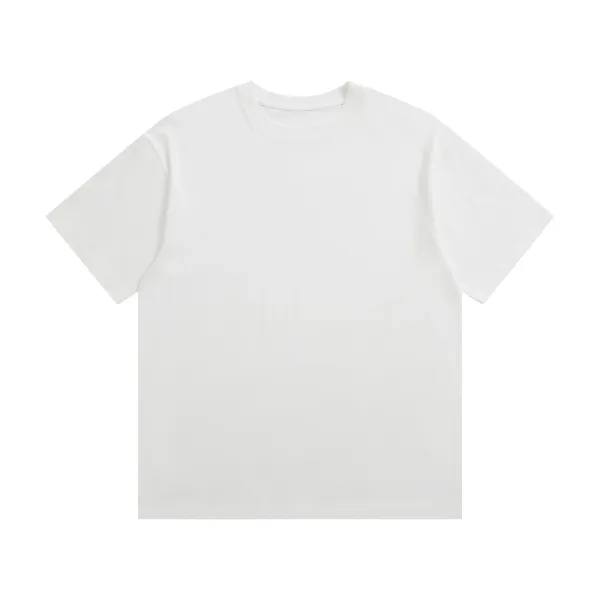 Design Basic Crew Neck White T-Shirt Tops.t Shirts - 1