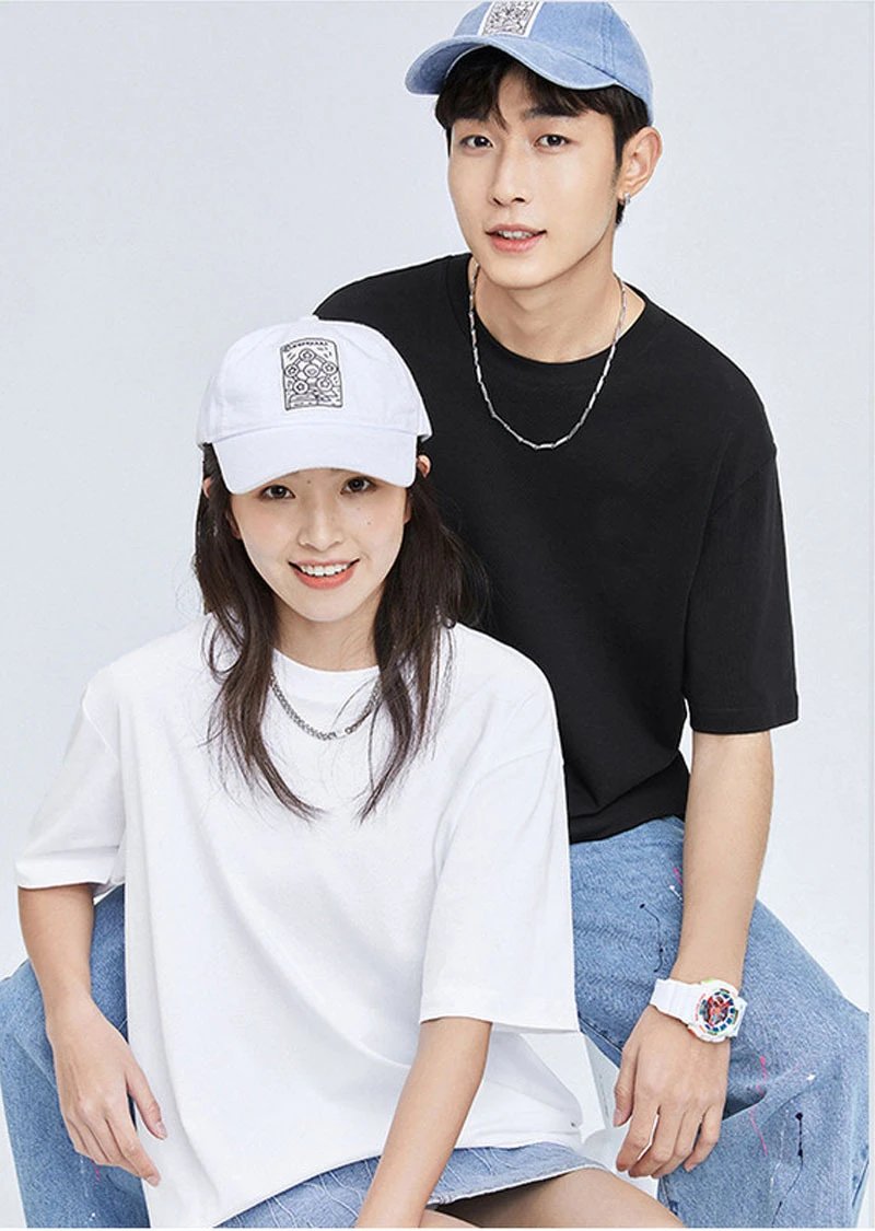 Design Basic Crew Neck White T-Shirt Tops.t Shirts - 11
