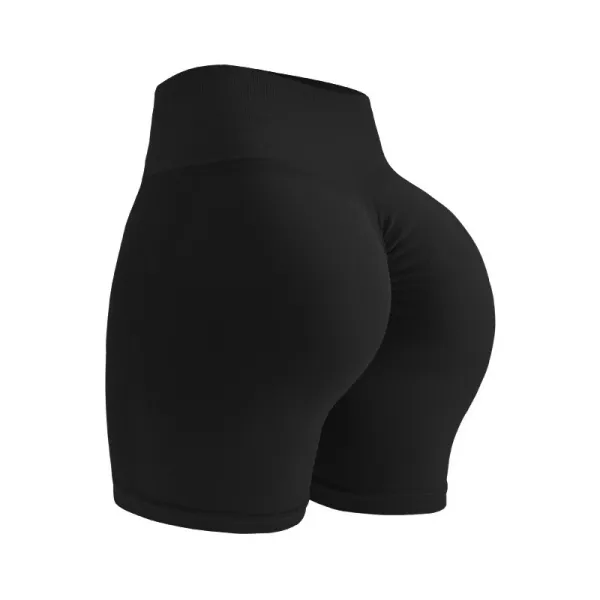 Design High-Waisted Sculpting Shorts Black - 1