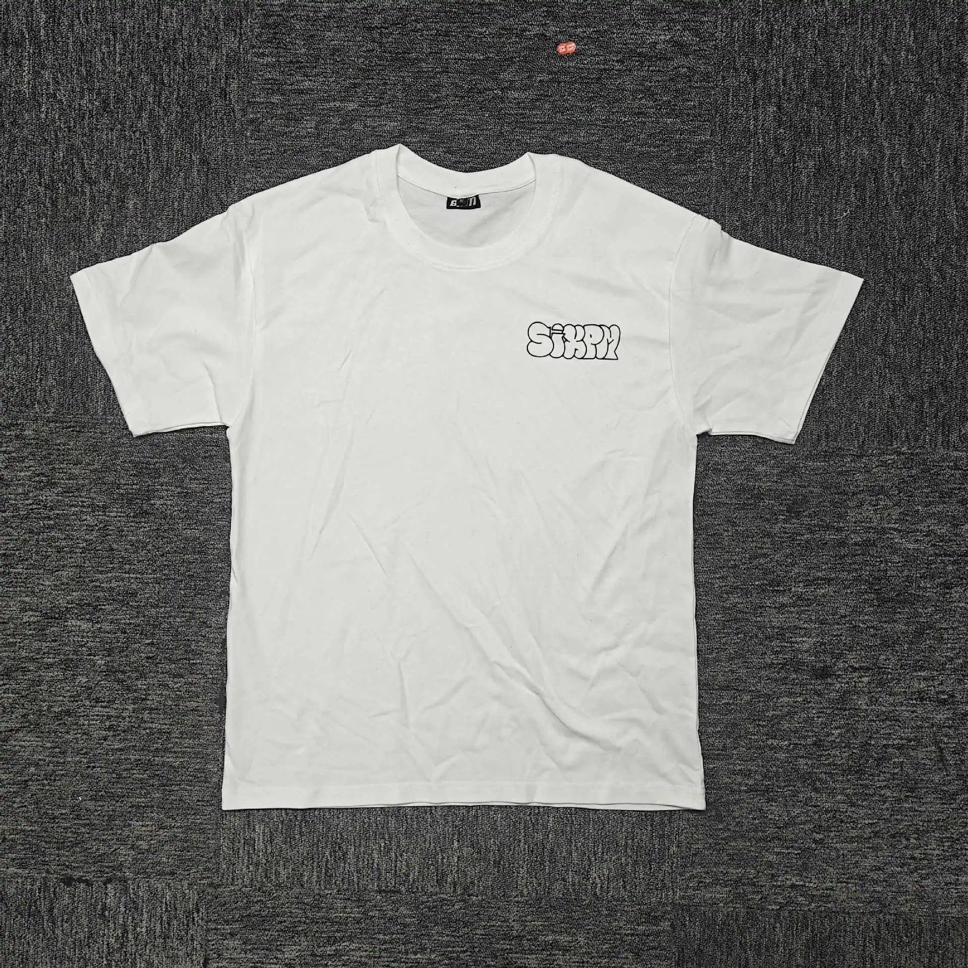 Design Sixpm Multicolor Graphic Print White T-Shirt T-Shirts - 23
