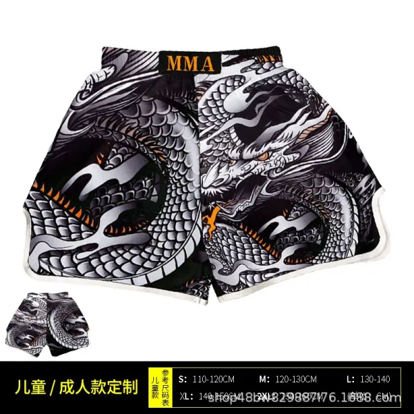 UFC x Venum Venum Sports Black Satin Muay Thai Shorts - 30