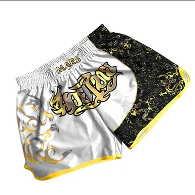 UFC x Venum Venum Sports Black Satin Muay Thai Shorts - 34