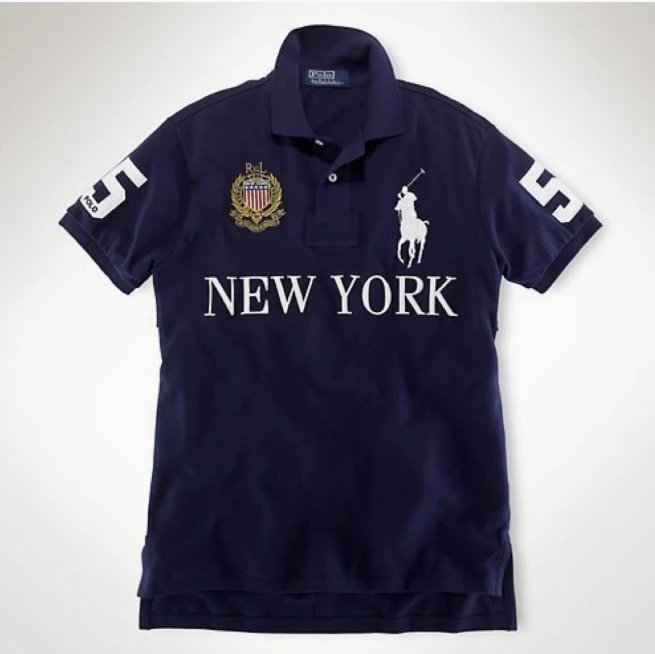 Polo Ralph Lauren Japan Football Association Polo White / Black Polo Shirt - 6