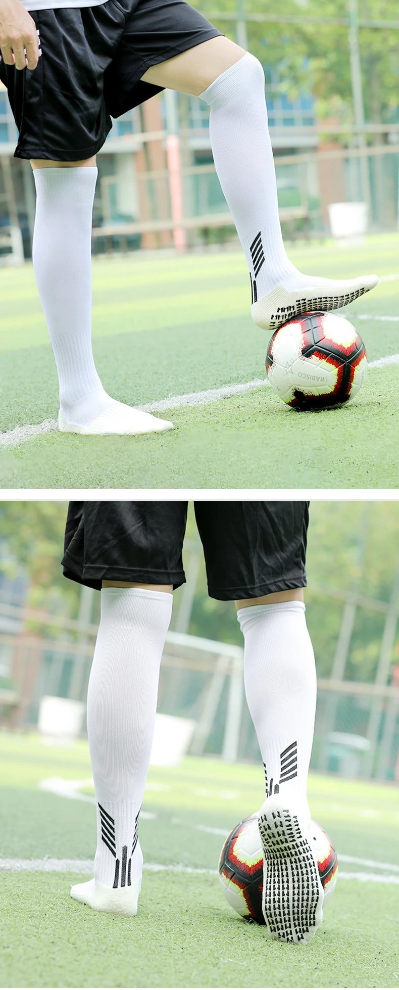 Design Performance Compression Socks Orange / Beige Socks - 11
