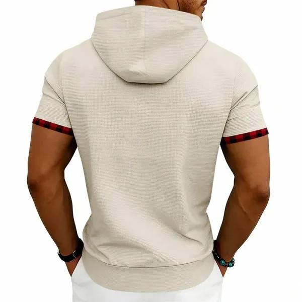 Design Be Legend Rainbow Print Hooded T-Shirt White Hoodie - 23