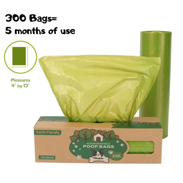 Design Biodegradable Poop Bags Green Pet Waste Bags - 1