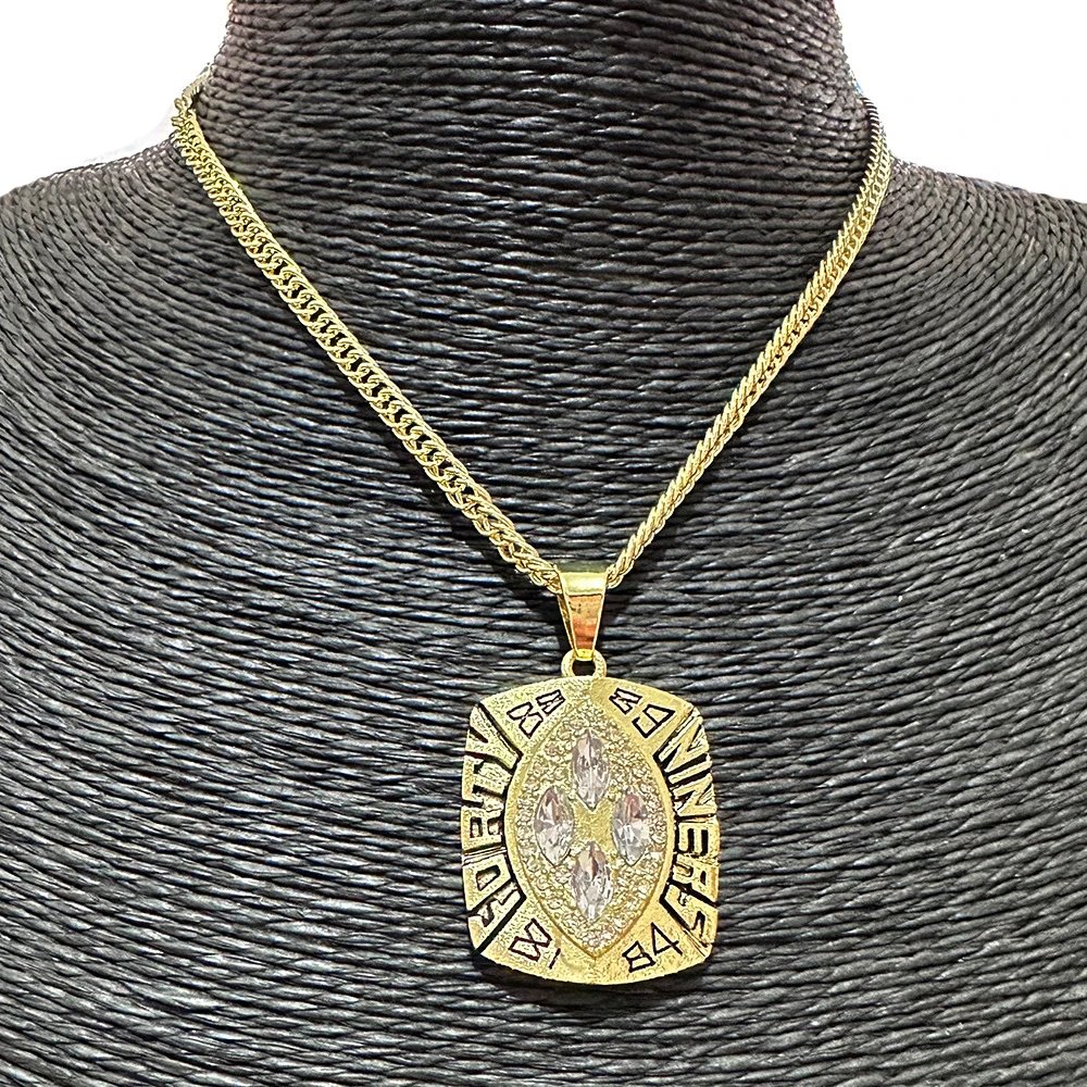 Design San Francisco World Champions Pendant Necklace Gold Jewelry - 5