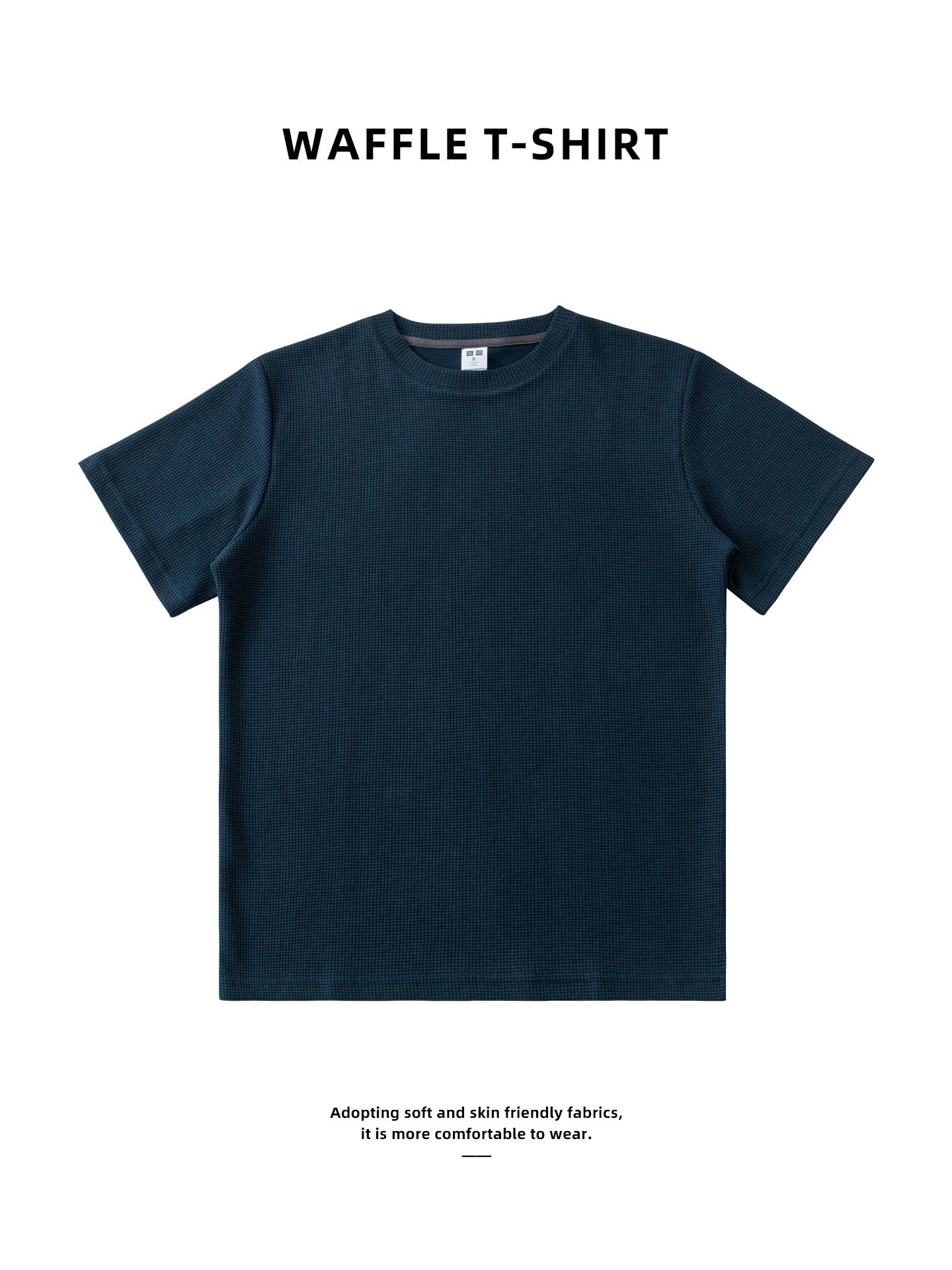 Design Waffle T-Shirt Brown T-Shirts - 5