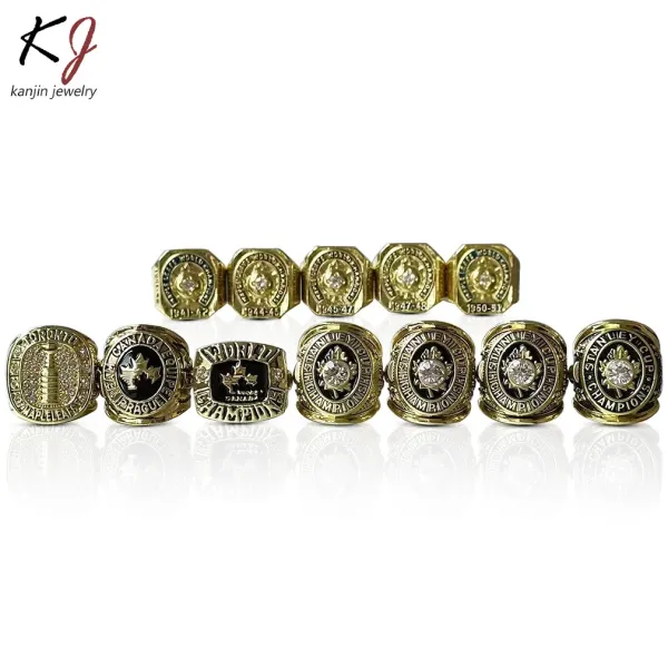 Design Kanjin Jewelry Toronto Maple Leafs Stanley Cup Championship Rings Gold Collectible Set Jewelry - 2