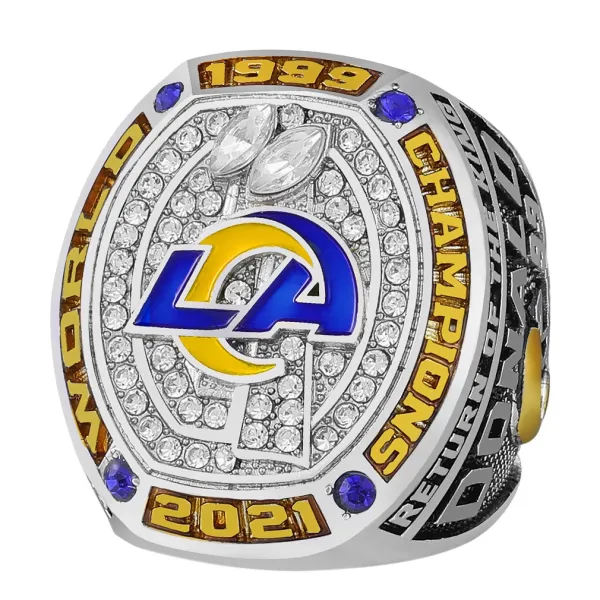 Design Kanjin Jewelry Custom NFL Championship Rings Set Silver Black Gold Jewelry Accessories - 4
