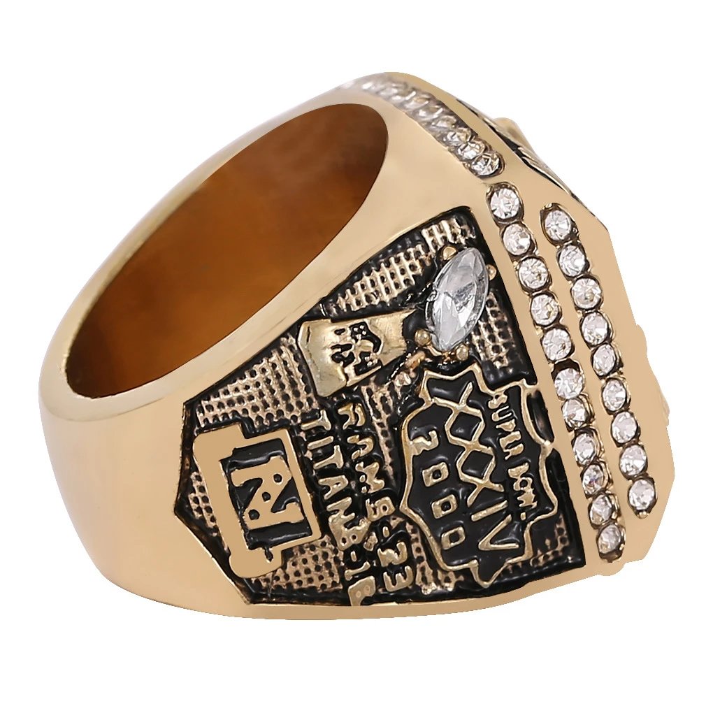 Design Kanjin Jewelry Custom NFL Championship Rings Set Silver Black Gold Jewelry Accessories - 25