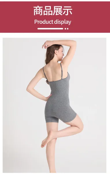 Design Ribbed Bodysuit Pink Activewear - 13