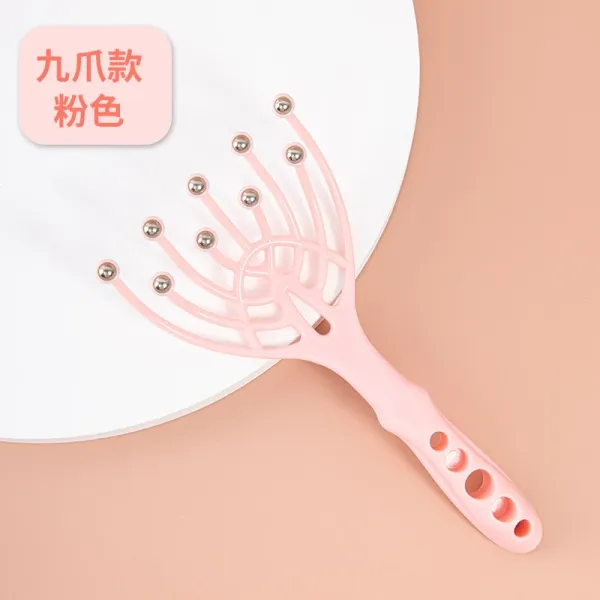 Design Nine-Claw Scalp Massager Pink Accessories - 1