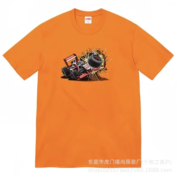 Supreme Formula 1 Crash Graphic T-Shirt White - 43