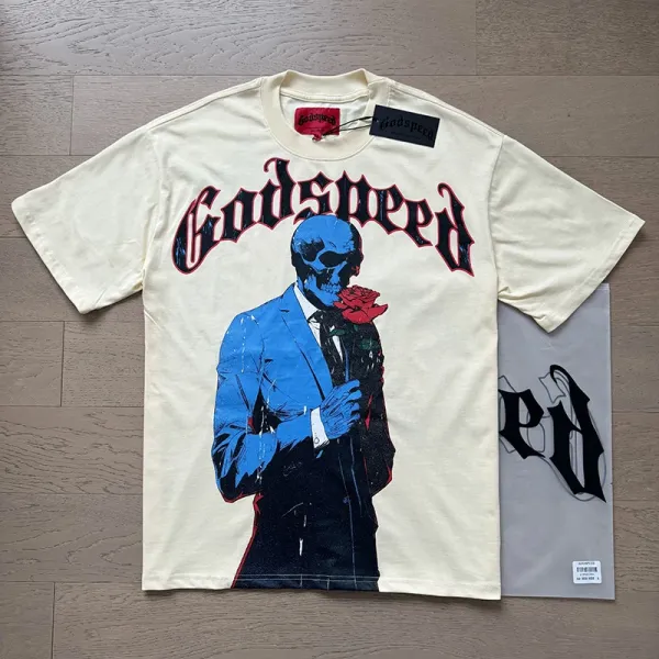 Godspeed Skull Island Graphic T-Shirt Black - 17