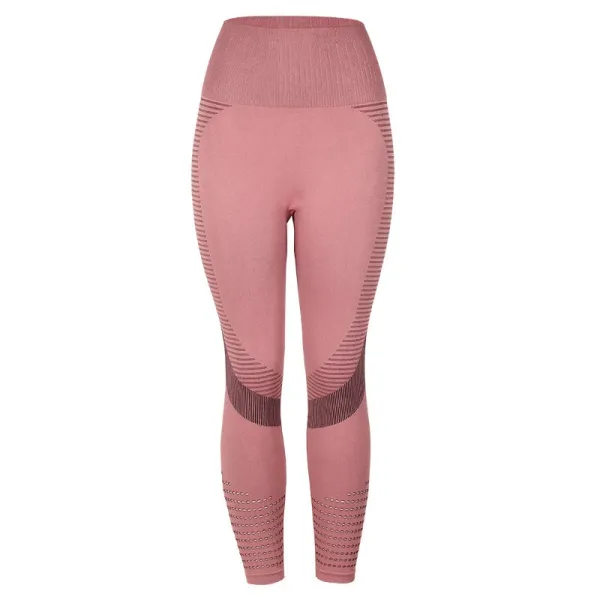 Design High-Waisted Textured Leggings Dusty Rose - 1