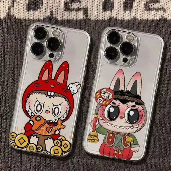 Design Custom Illustration Rabbit Character Phone Case for iPhone Phone Case - 4