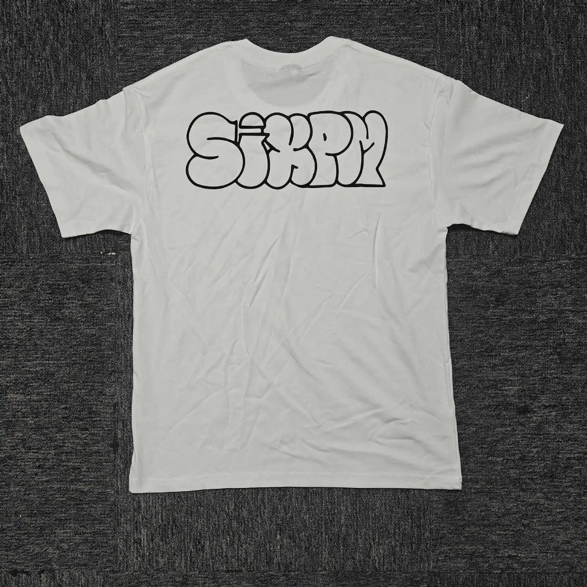 Design Sixpm Multicolor Graphic Print White T-Shirt T-Shirts - 24