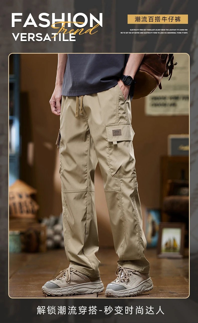Design Jeep Spirit Cargo Pants Army Green Pants - 2