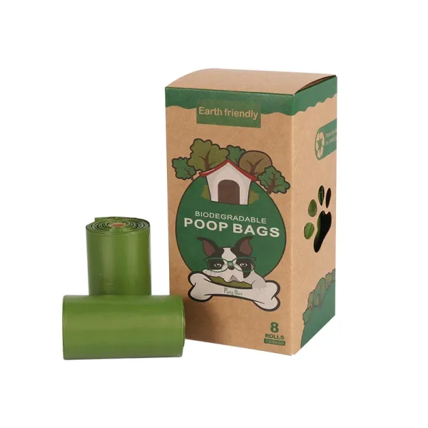 Design Pamp Bon Biodegradable Poop Bags Green Pet Waste Bags - 1