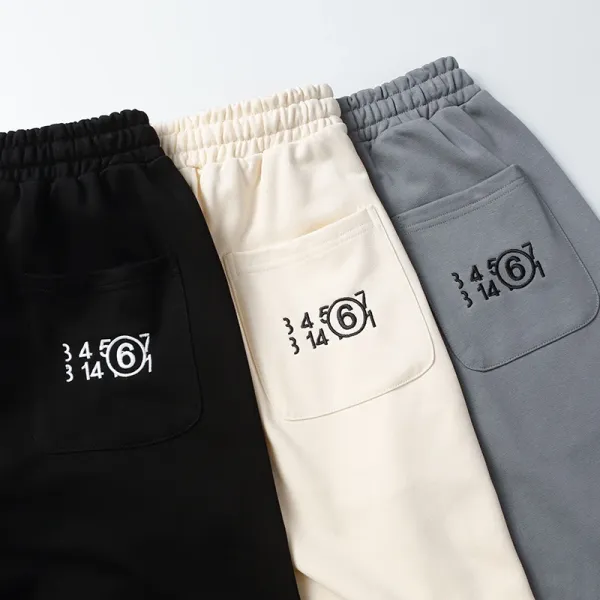 Maison Margiela MM6 Grey Logo Shorts - 17