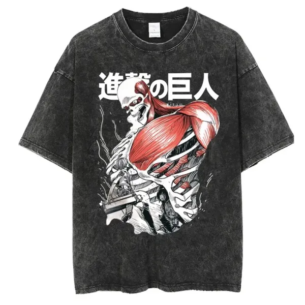 Design Attack on Titan Colossal Titan Anatomy Graphic T-Shirt T-Shirts - 1