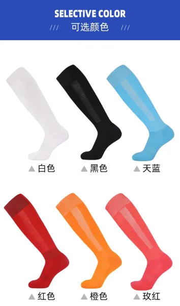 Design Knee-High Sports Socks Red - 14