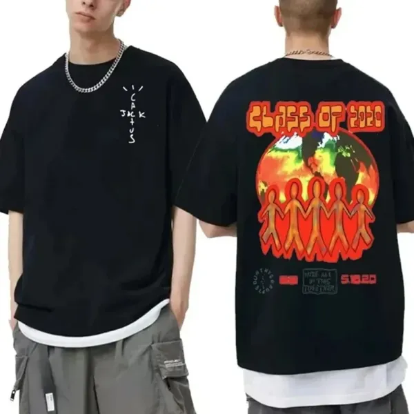Cactus Jack Class of 2020 Graphic T-Shirt Black - 1