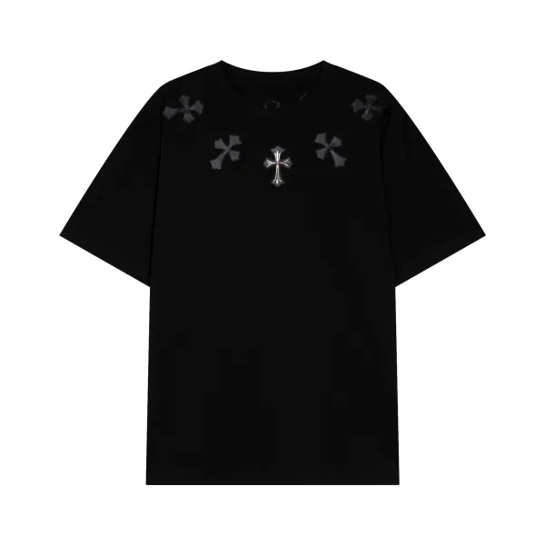 Chrome Hearts Cross Embroidered T-Shirt White - 29