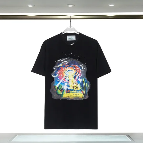 About:Blank Script Logo Black T-Shirt - 12