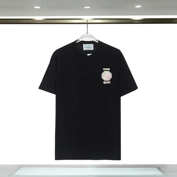 About:Blank Script Logo Black T-Shirt - 49